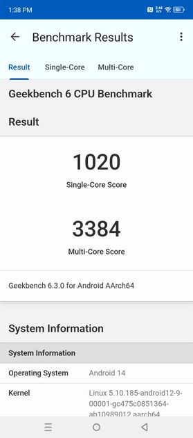 Geekbench6 Benchmark