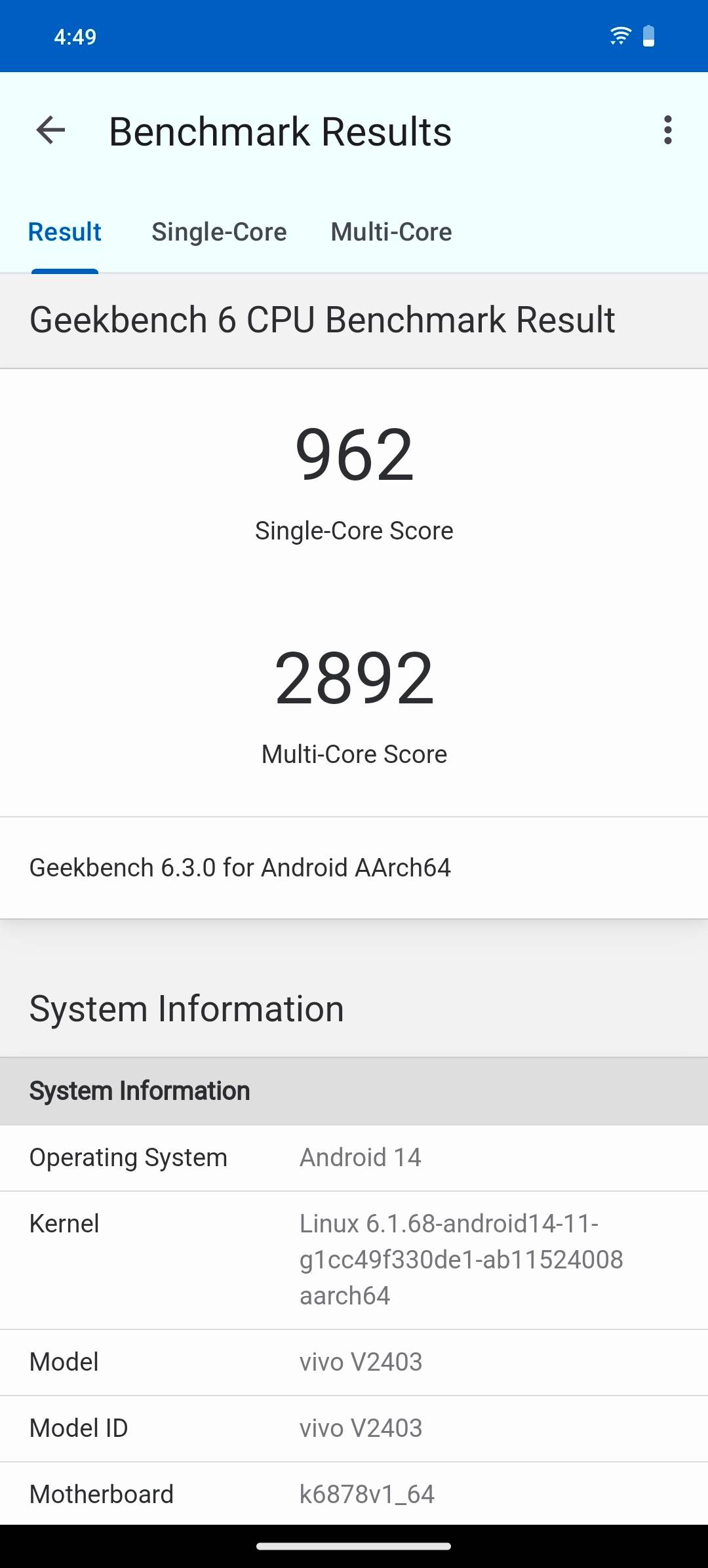 Benchmarks