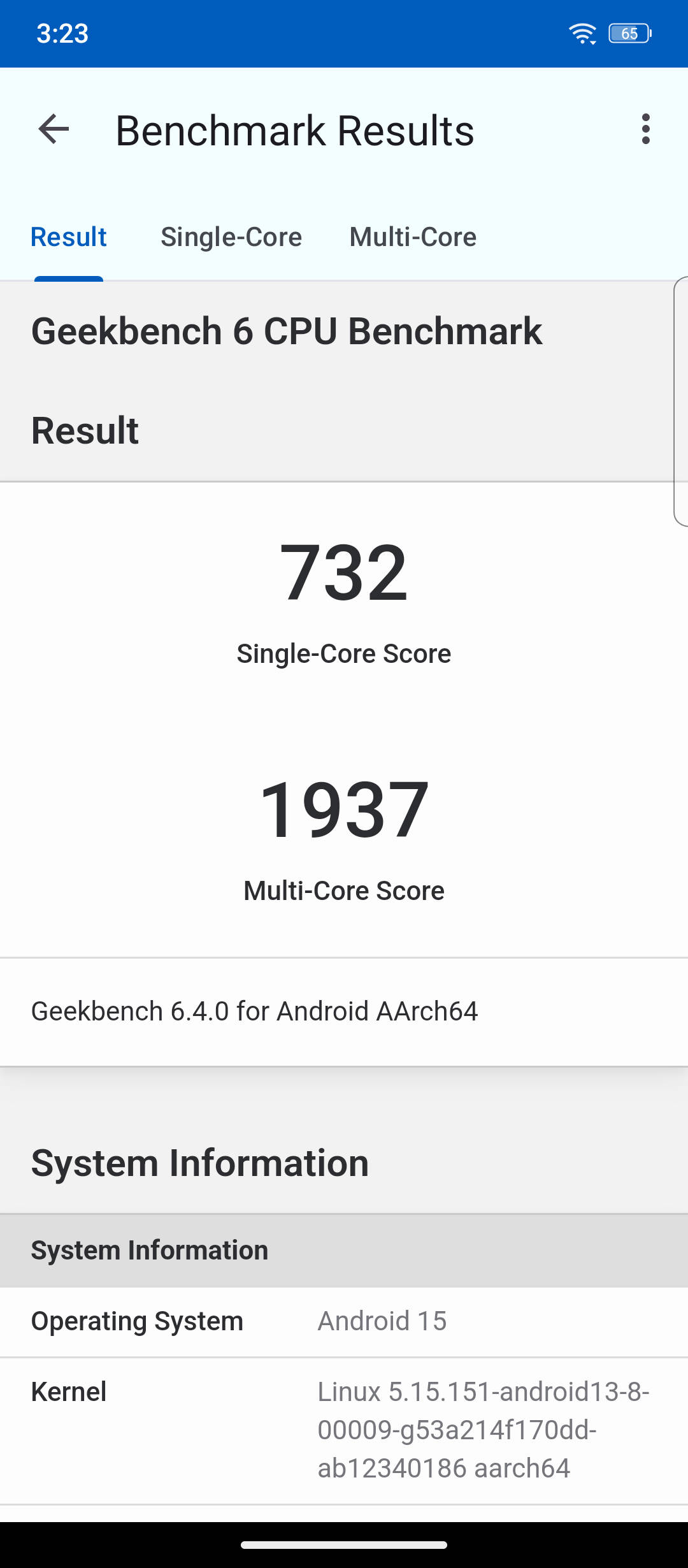 Benchmarks