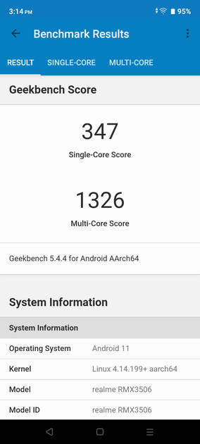Geekbench5 Benchmark