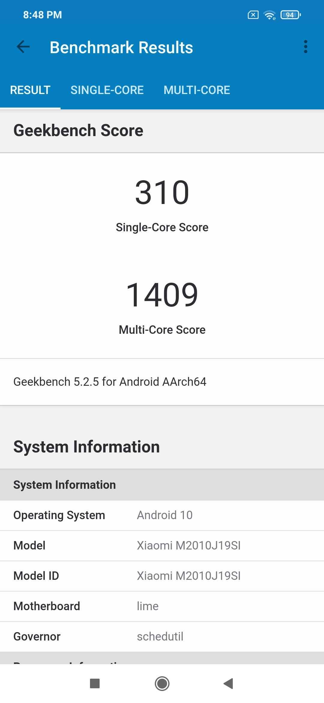 Benchmarks
