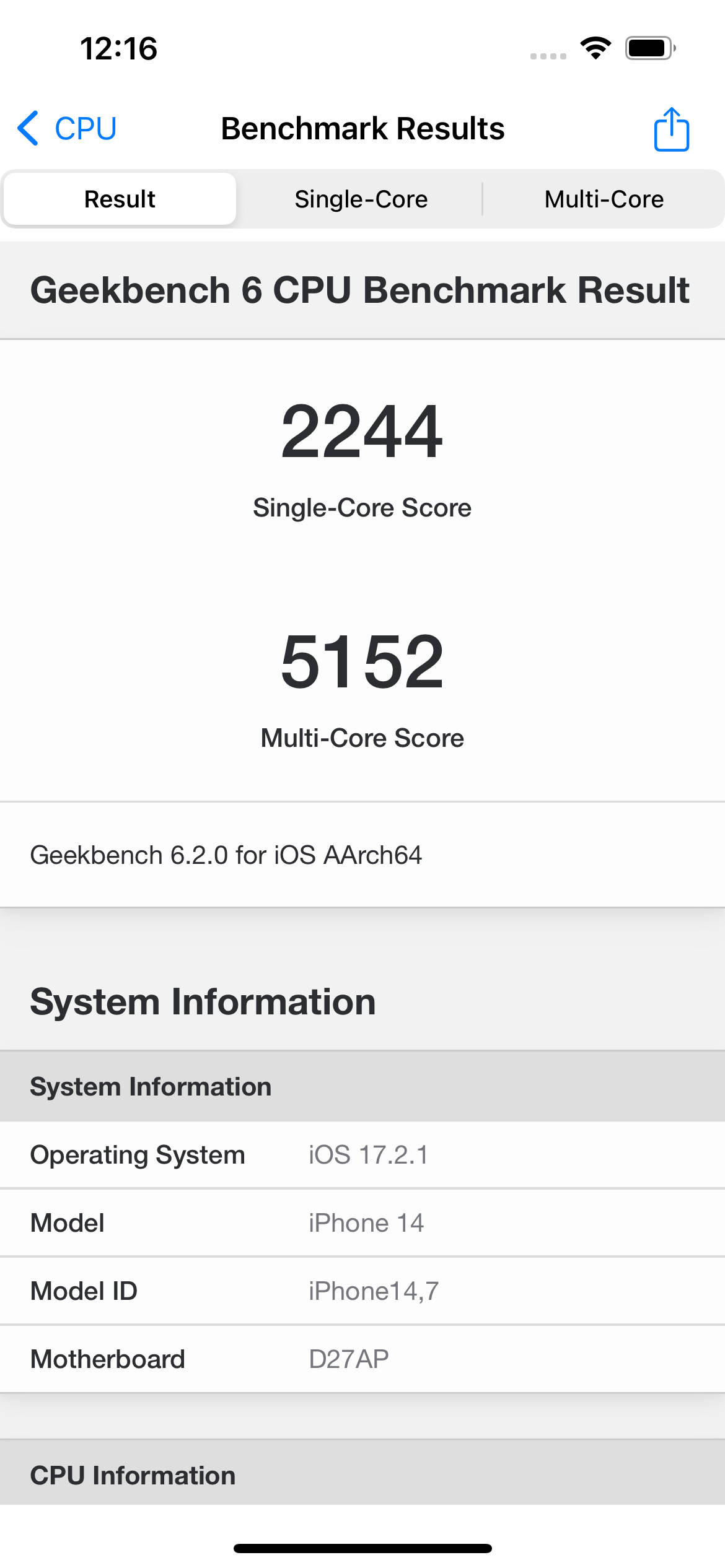 Benchmarks