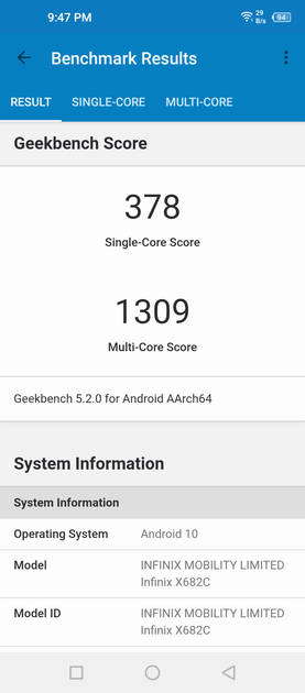 Geekbench5 Benchmark