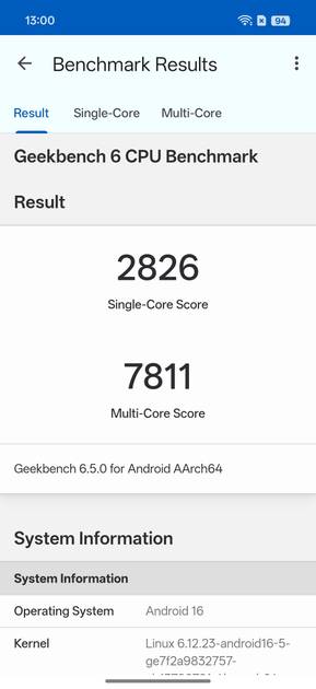 Geekbench6 Benchmark