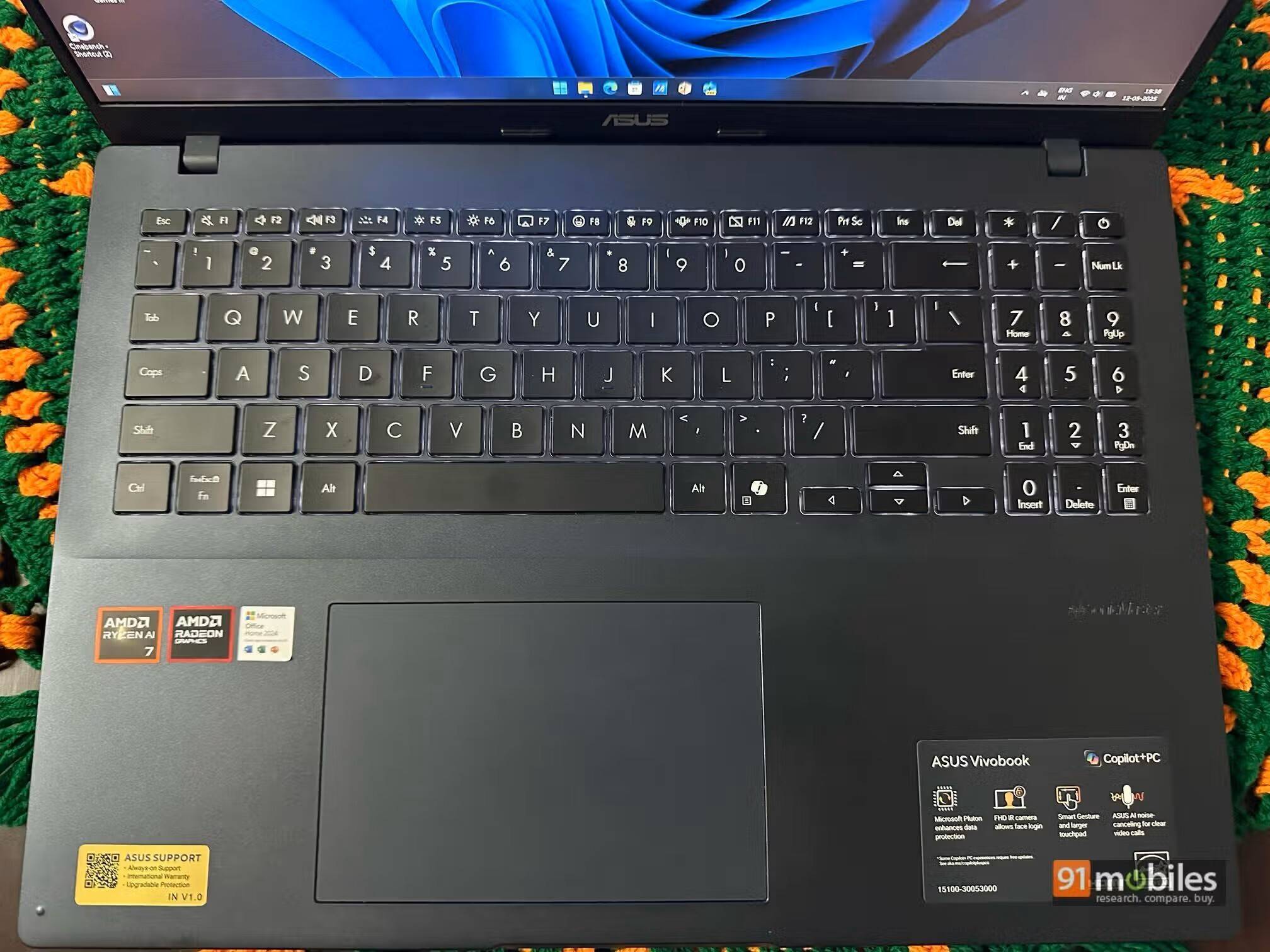 Asus VivoBook 16 M1607KA-MB109WS Laptop (AMD Octa Core Ryzen AI 7/16 GB/512 GB SSD/Windows 11)