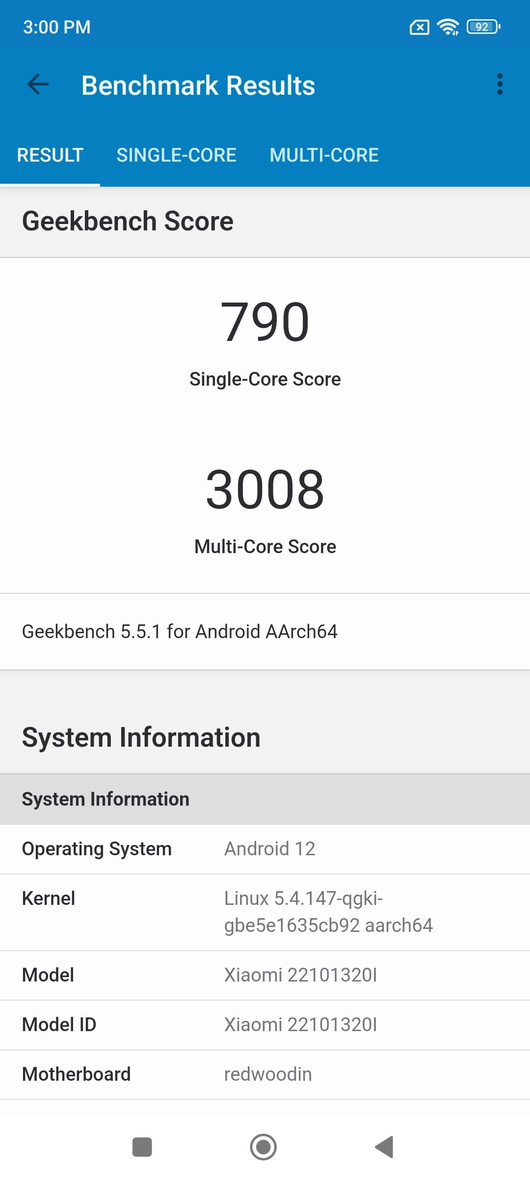 Benchmarks