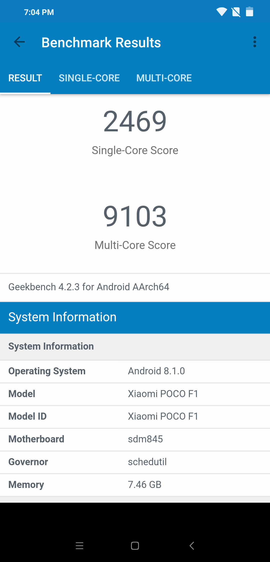 POCO F1 AnTuTu Score, Geekbench Score Results (7th November 2023 ...