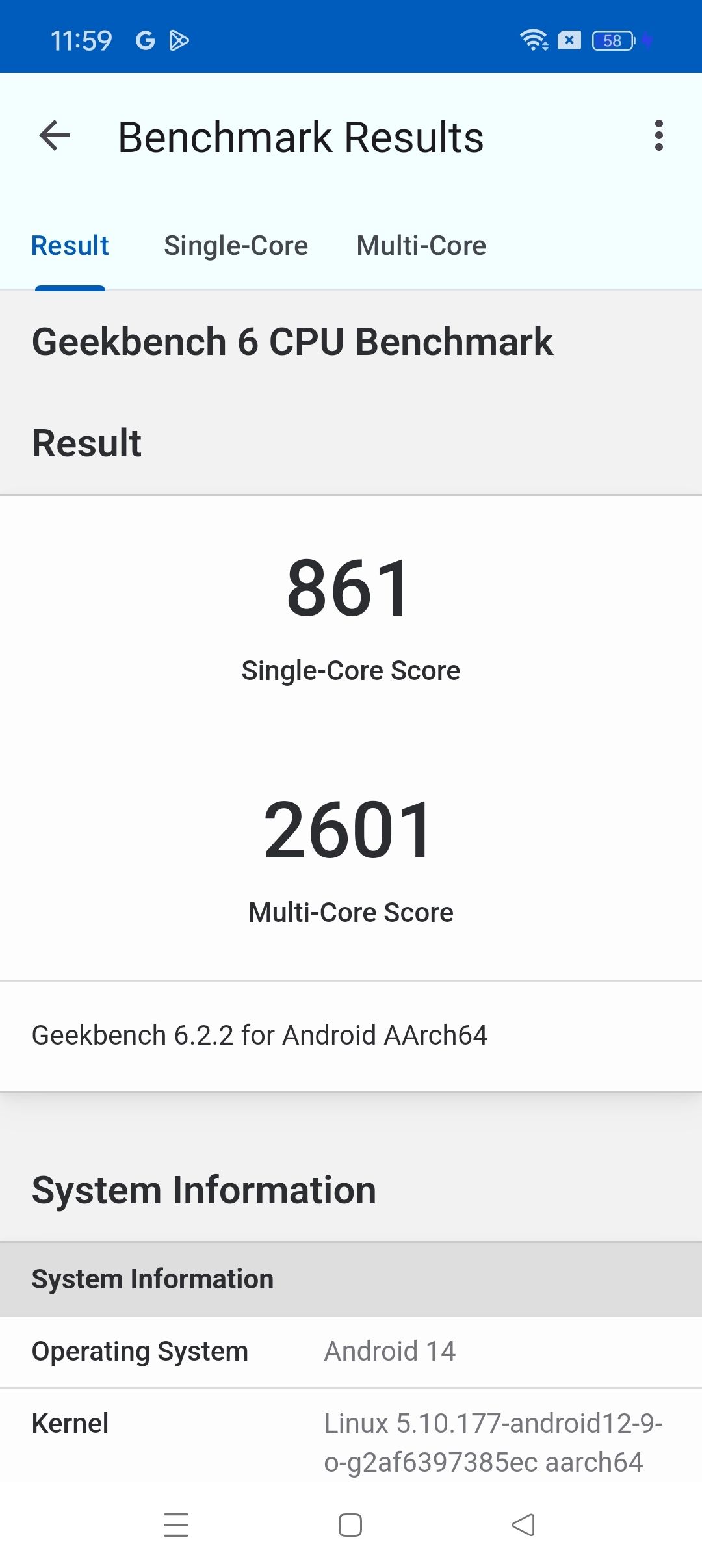 Benchmarks