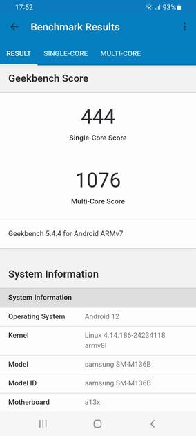 Geekbench5 Benchmark