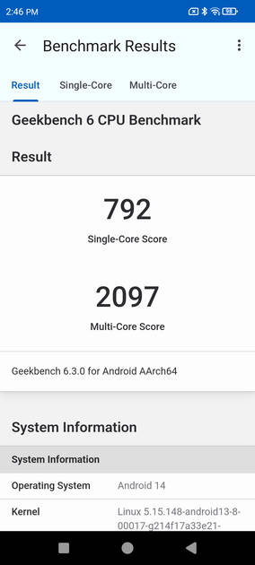 Geekbench6 Benchmark