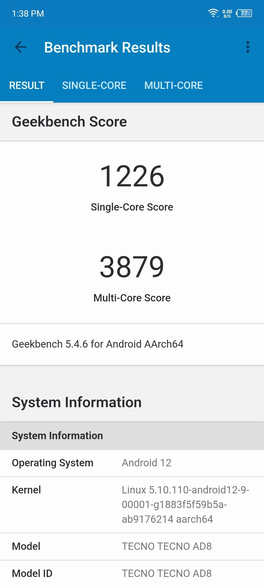 Benchmarks