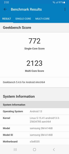 Geekbench5 Benchmark