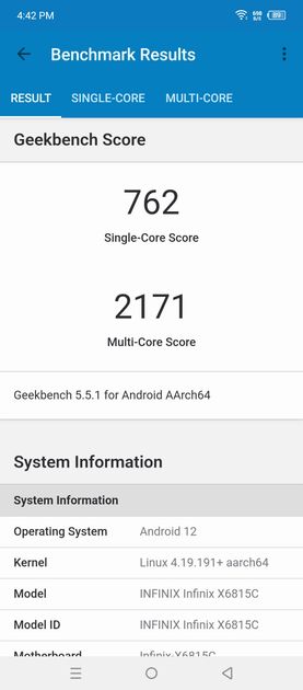 Geekbench5 Benchmark