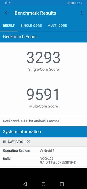 Geekbench4 Benchmark