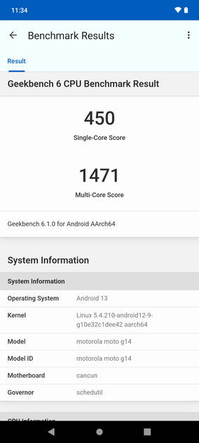 Geekbench6 Benchmark