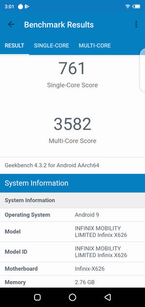 Geekbench4 Benchmark