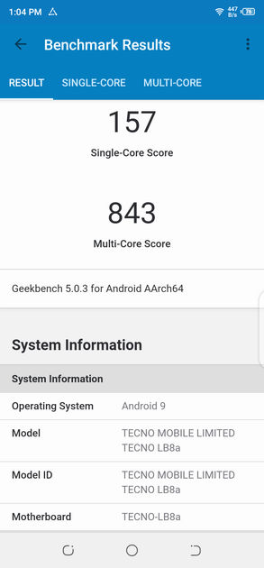 Geekbench5 Benchmark