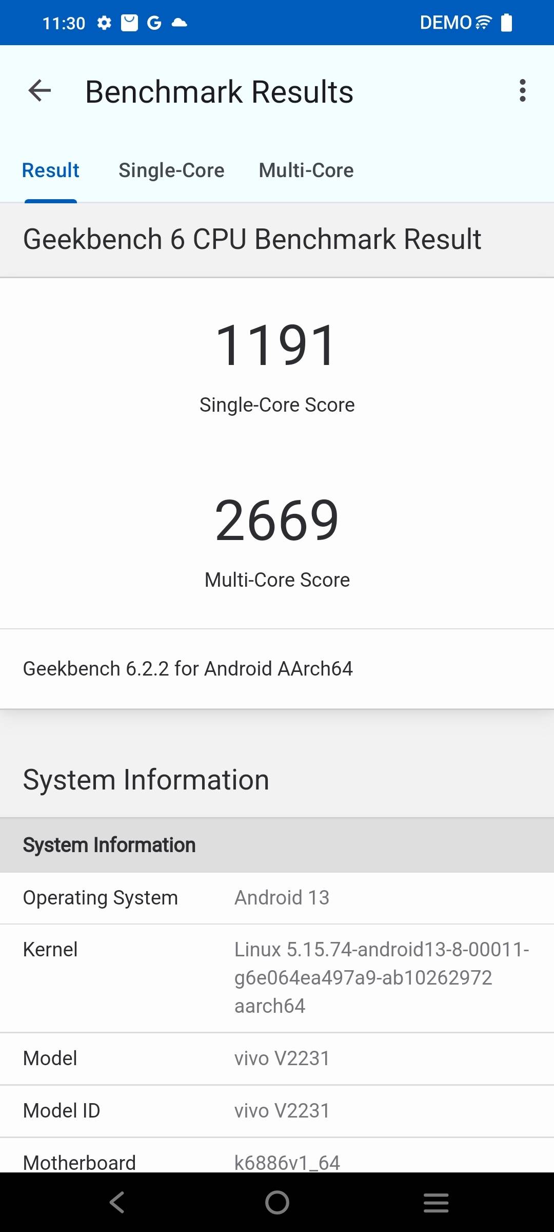 Benchmarks