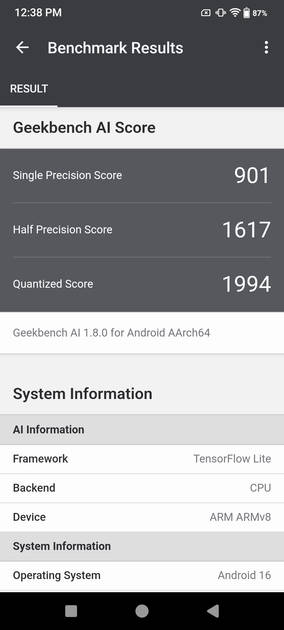 GeekBench AI