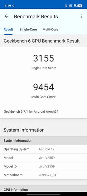 Geekbench6 Benchmark