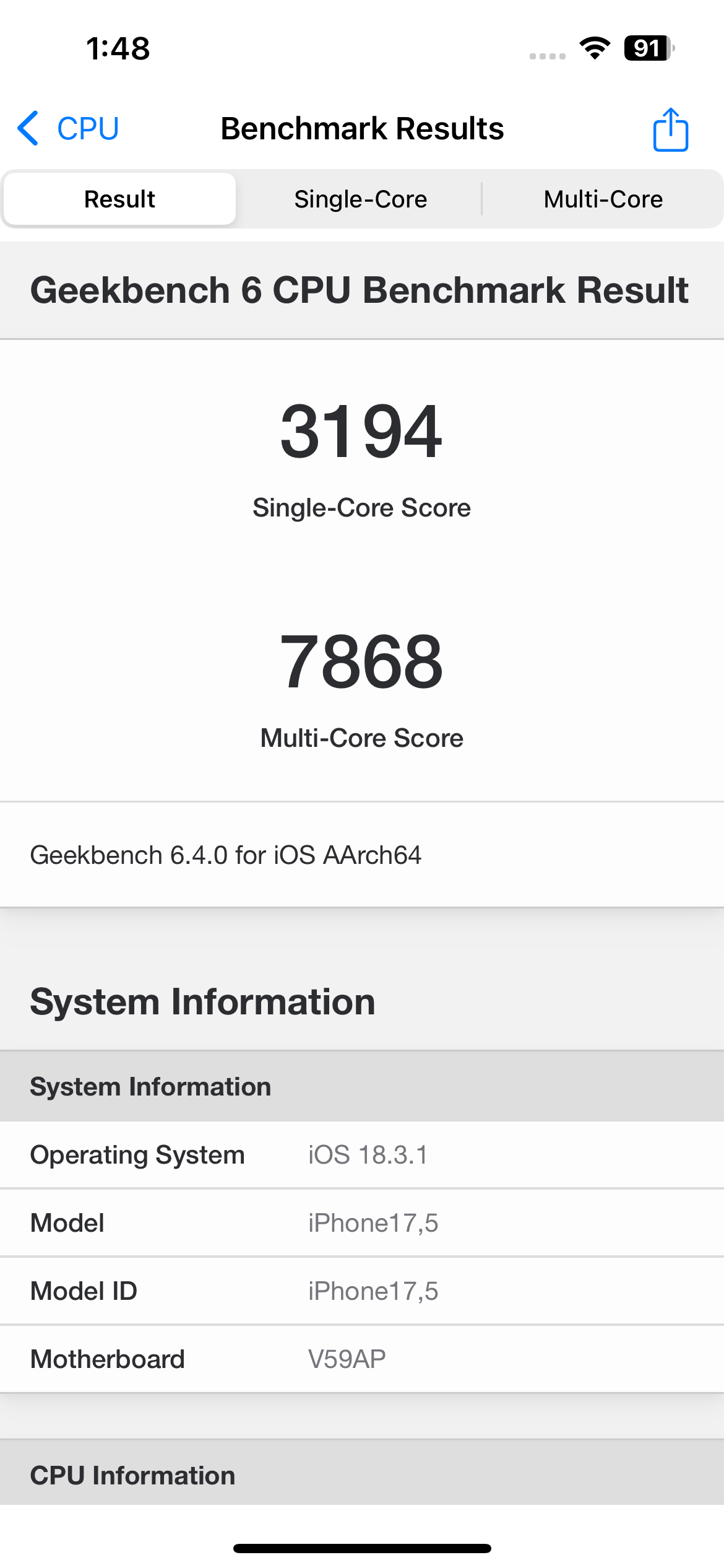 Benchmarks