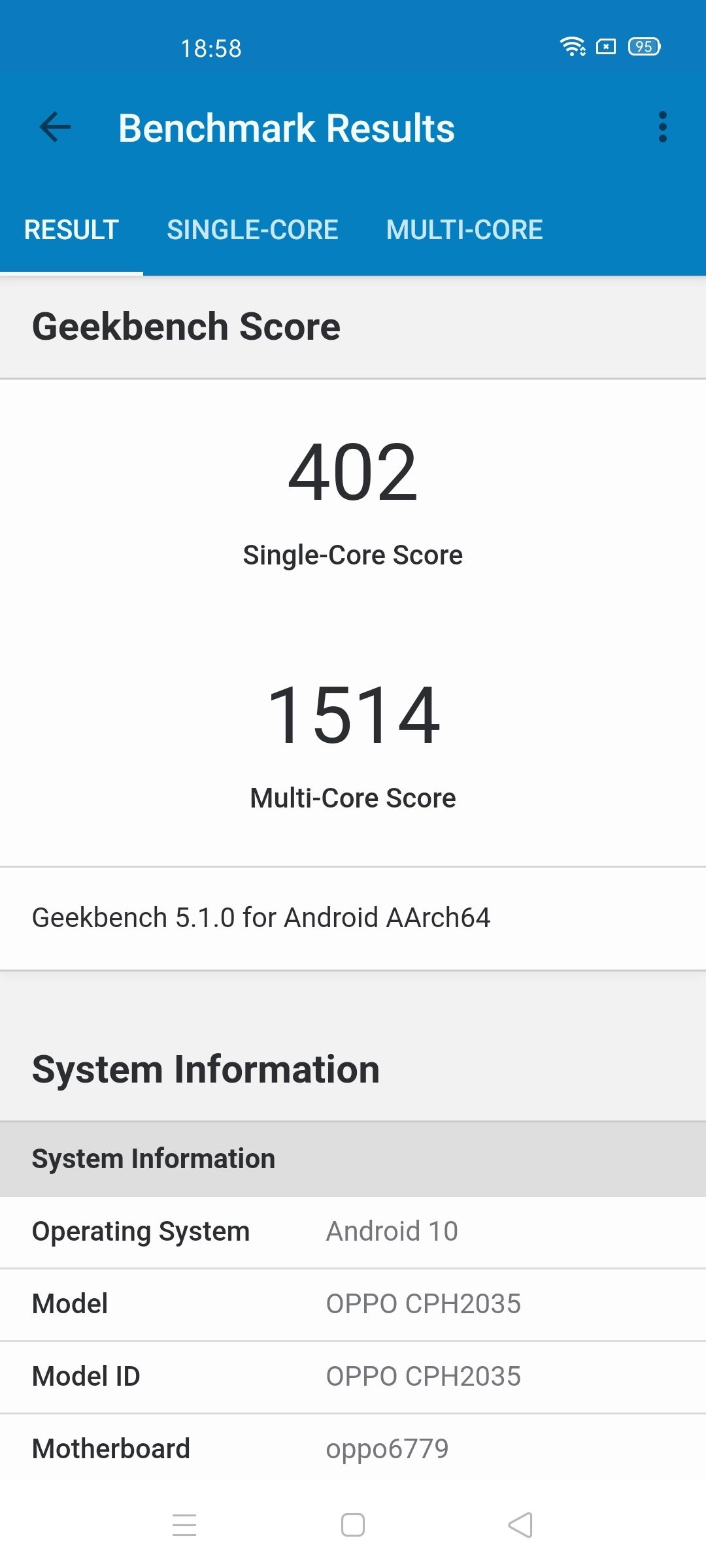 Geekbench5 Benchmark