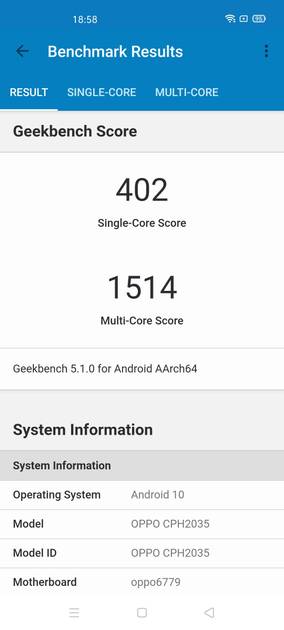 Geekbench5 Benchmark