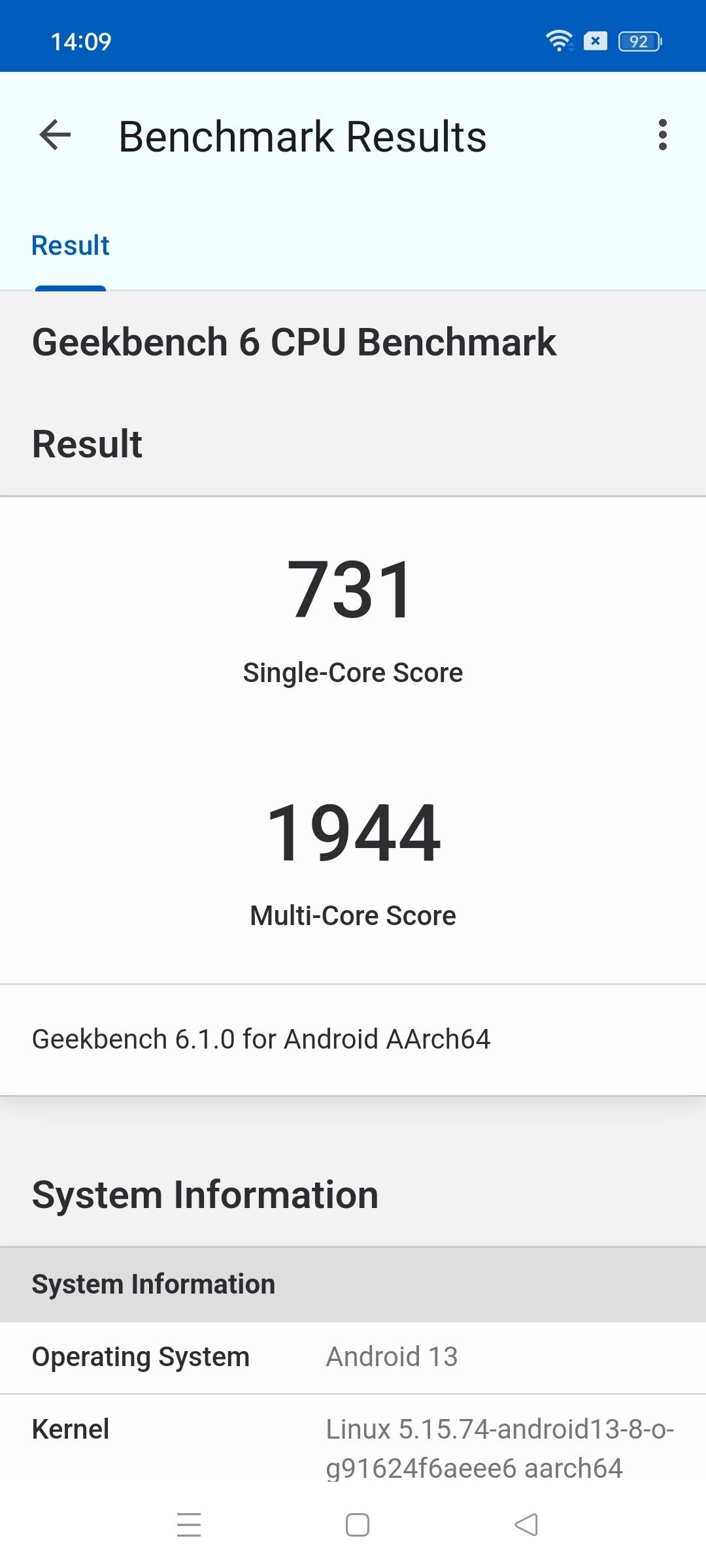 Benchmarks