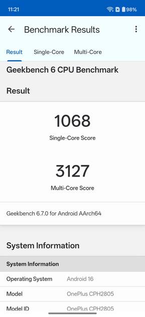 Benchmarks