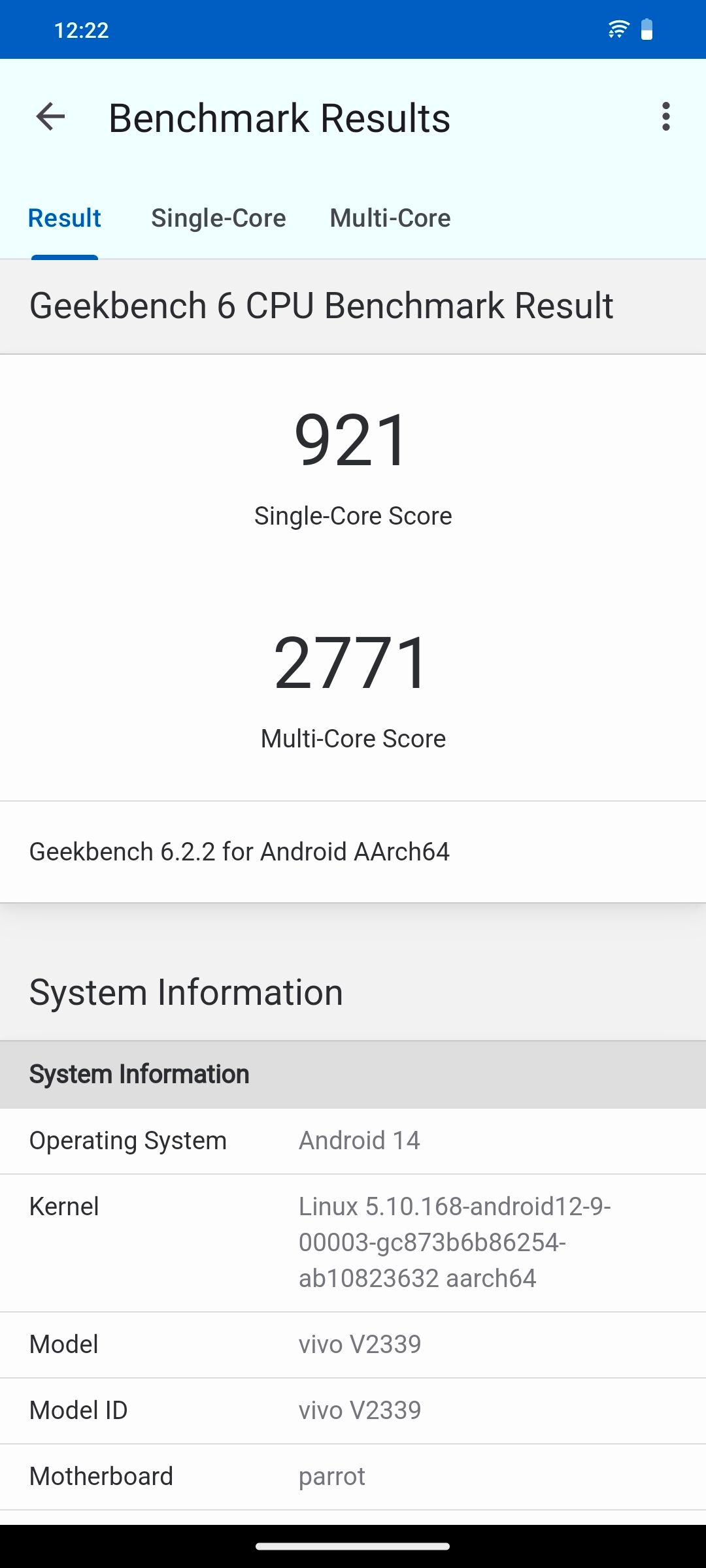 Benchmarks