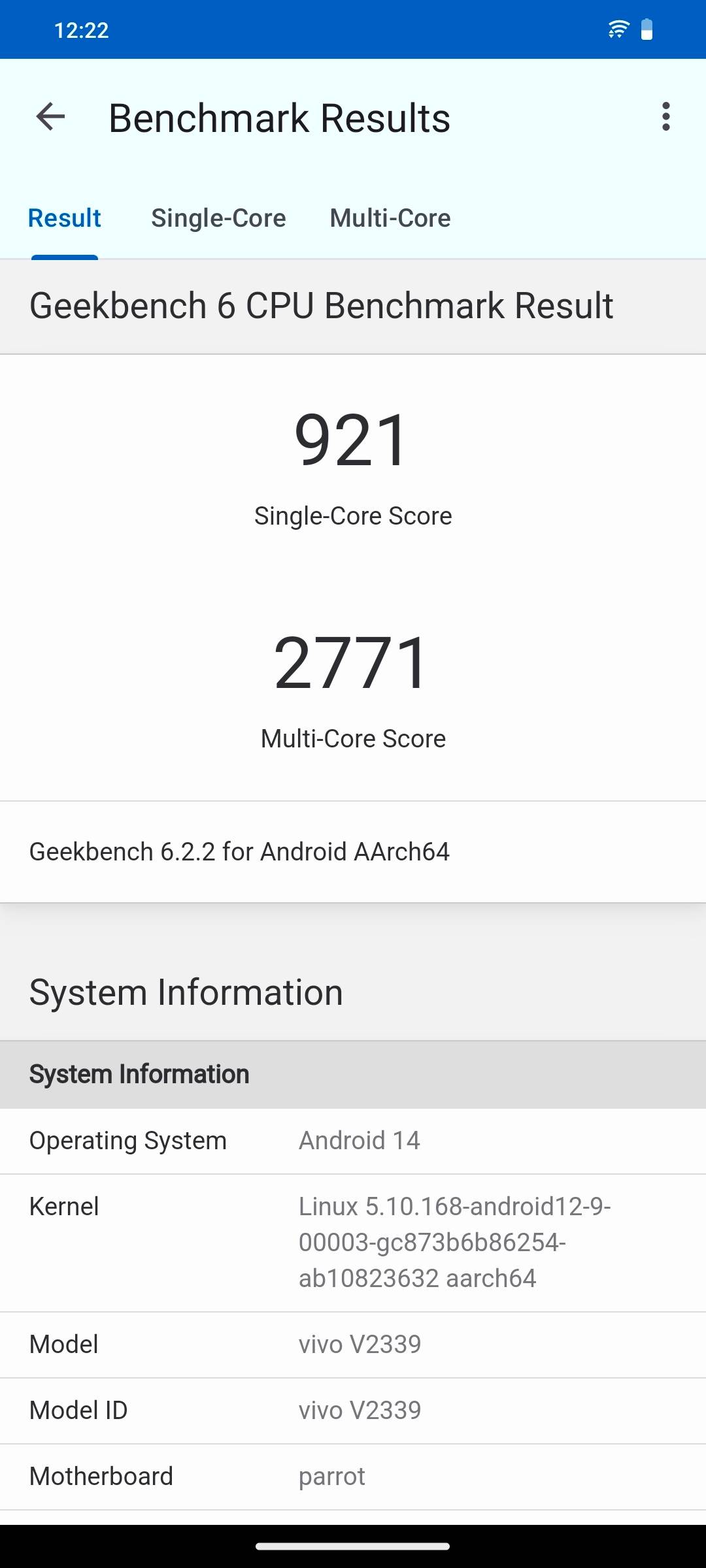 Benchmarks