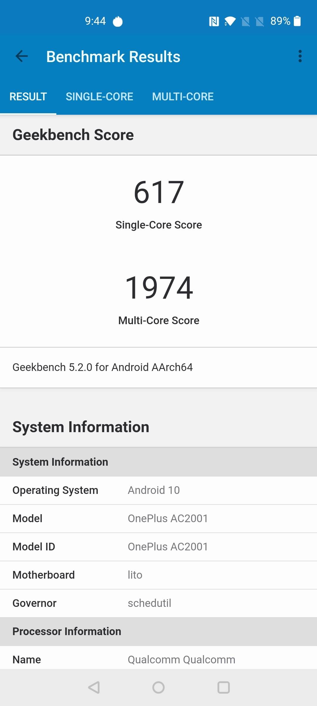 Benchmarks