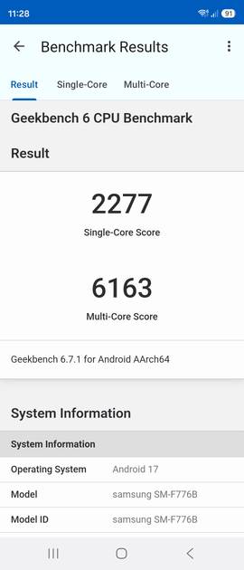 Geekbench6 Benchmark