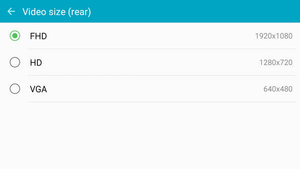 samsung j5 camera specs
