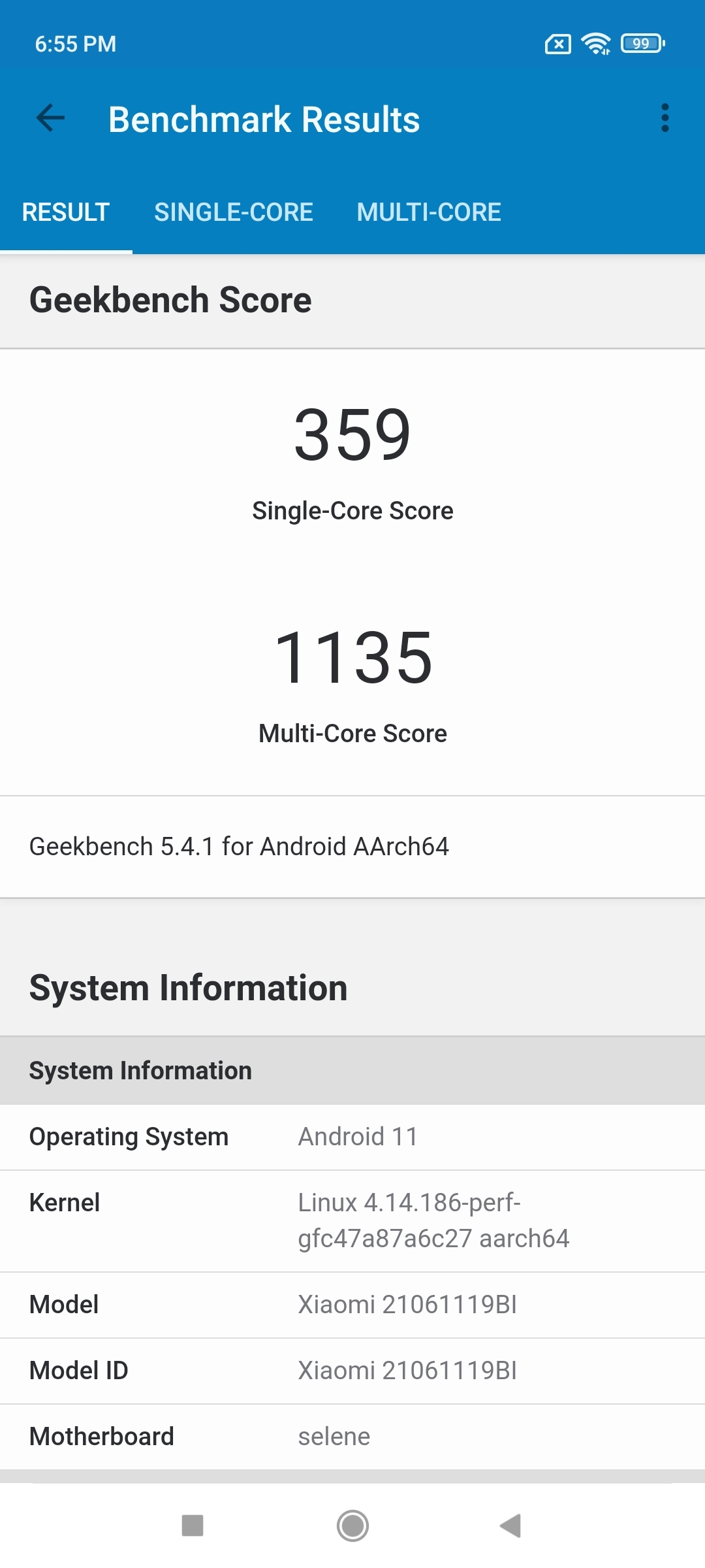 Benchmarks