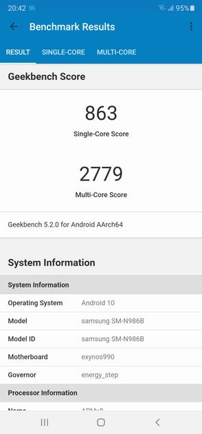 Geekbench5 Benchmark
