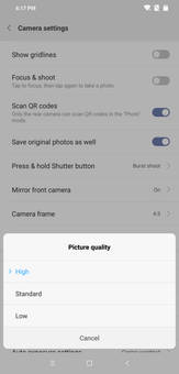 Picture Size Options