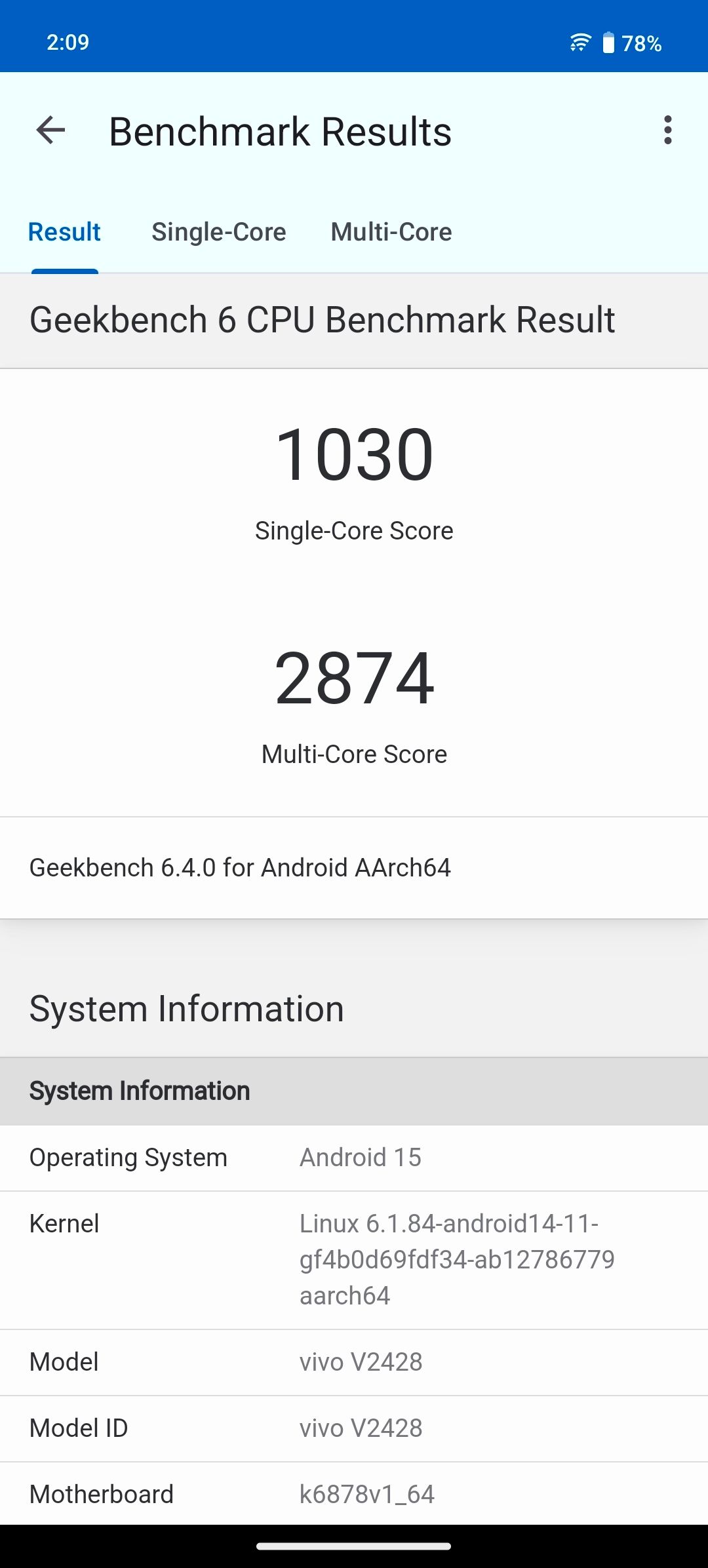 Benchmarks