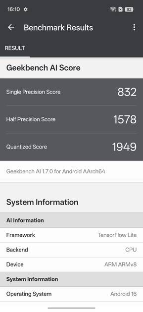 GeekBench AI