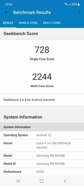 Geekbench5 Benchmark