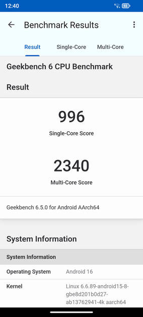 Benchmarks