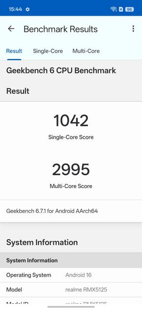 Geekbench6 Benchmark