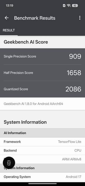 GeekBench AI