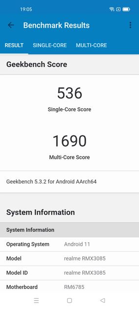 Geekbench5 Benchmark