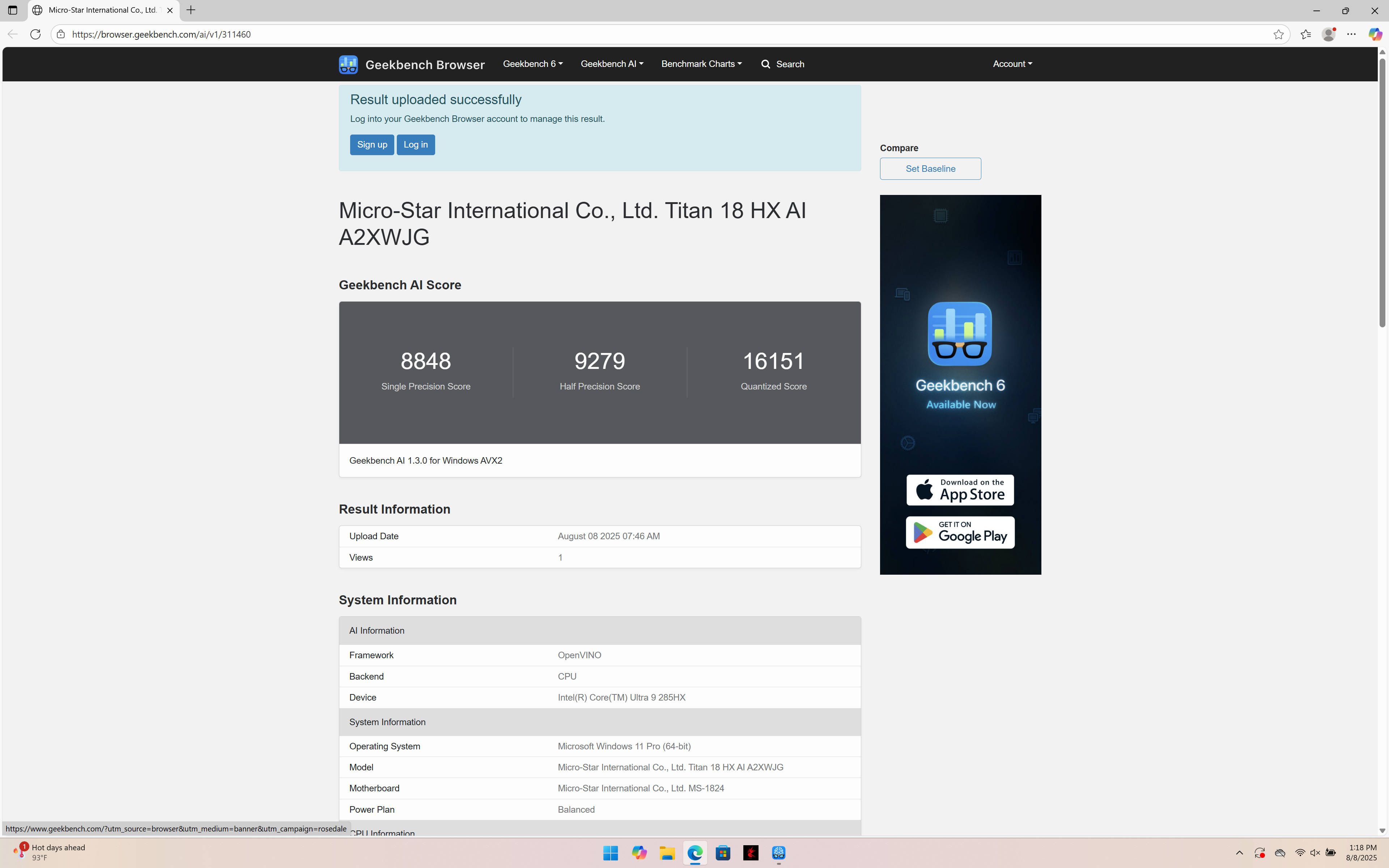 Benchmarks