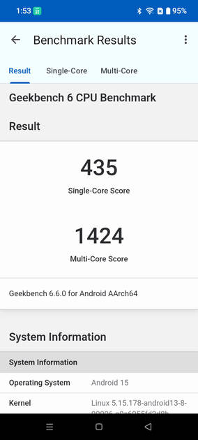 Geekbench6 Benchmark