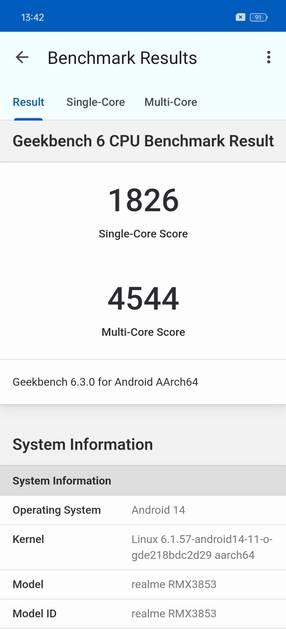 Geekbench6 Benchmark