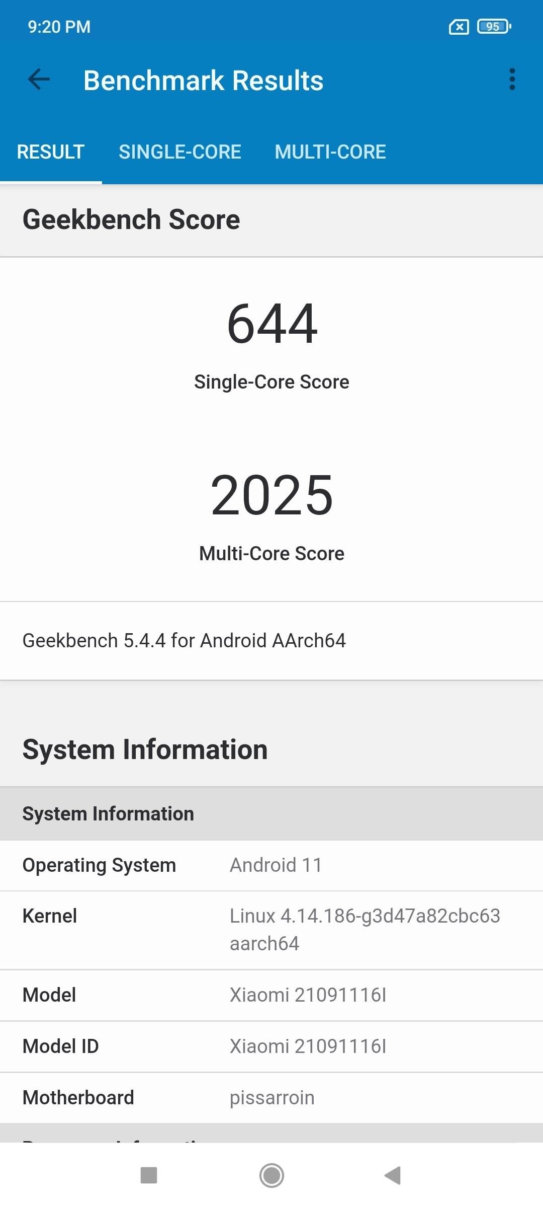 Benchmarks