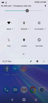Quick Settings Panel