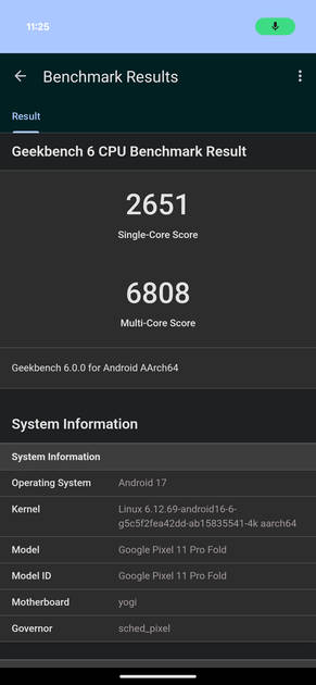 Geekbench6 Benchmark